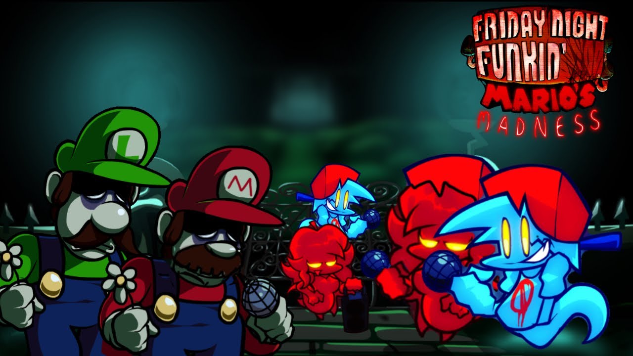 Friday Night Funkin [Mario Madness] V2 [Alone duet]