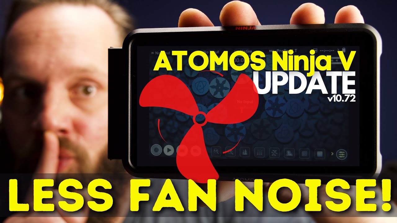 UPDATE your Atomos NINJA V! Fan speed control (AtomOS v10.72)(ft. G9)