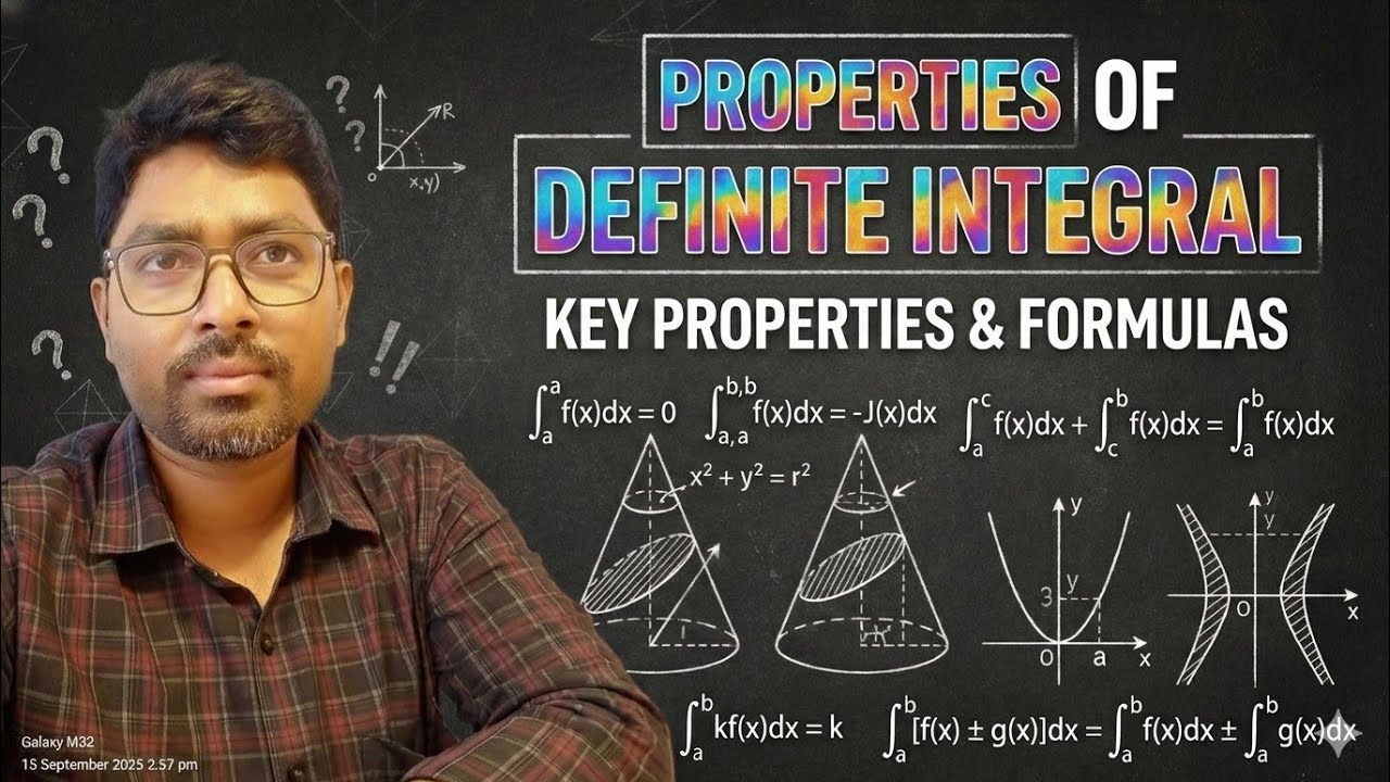 Properties of Definite Integral with important examples.  #djclasses #definiteintegral #jee 