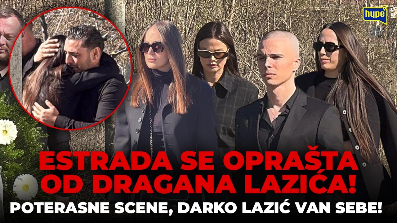ESTRADA ZAVIJENA U CRNO! Kolege svim srcem uz Darka Lazića!