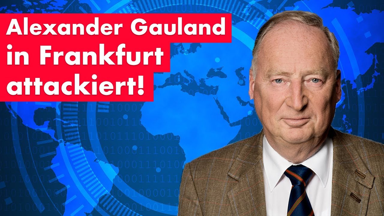 Alexander Gauland von Gr&uuml;nen-Abgeordneter attackiert! - AfD-Fraktion im Bundestag
