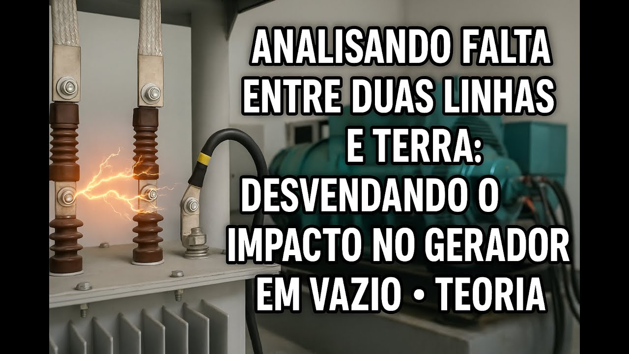 Analisando Falta entre duas Linhas e Terra: Desvendando o Impacto no Gerador em Vazio - Teoria