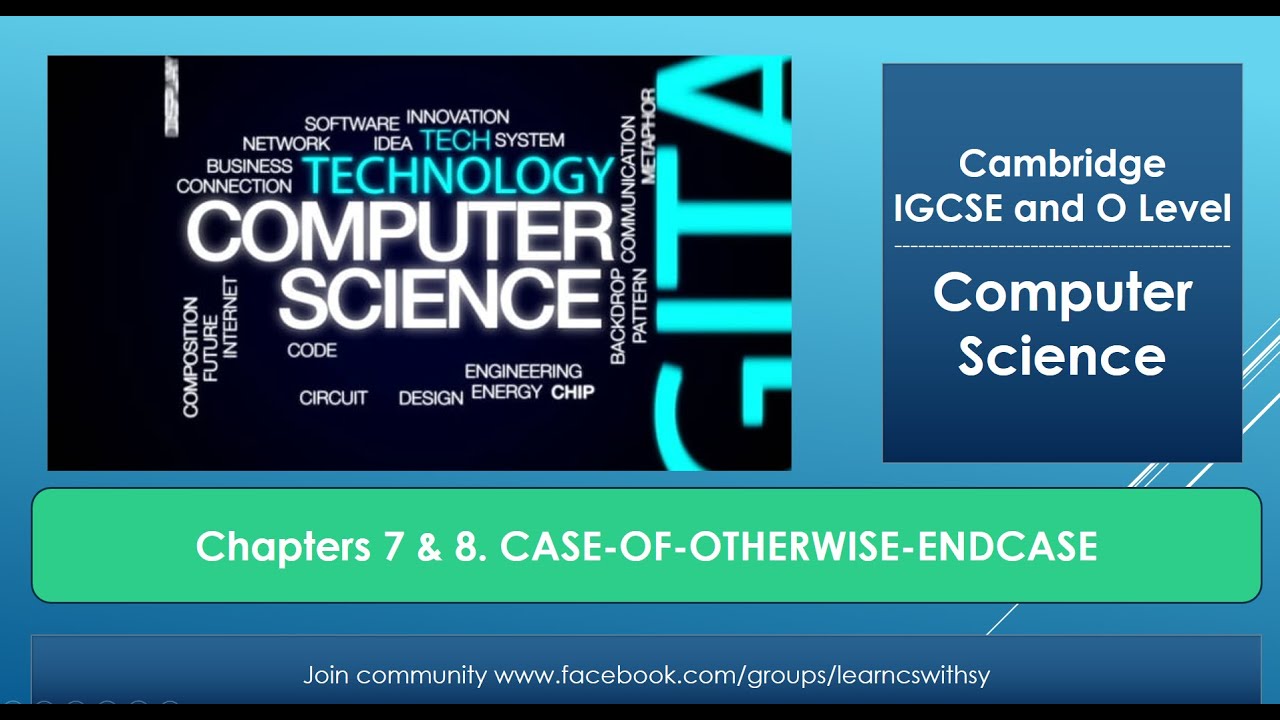CASE-OF-OTHERWISE-ENDCASE -Computer Science- Paper 2 | 7.2.3 Selection Logic| Conditional statement