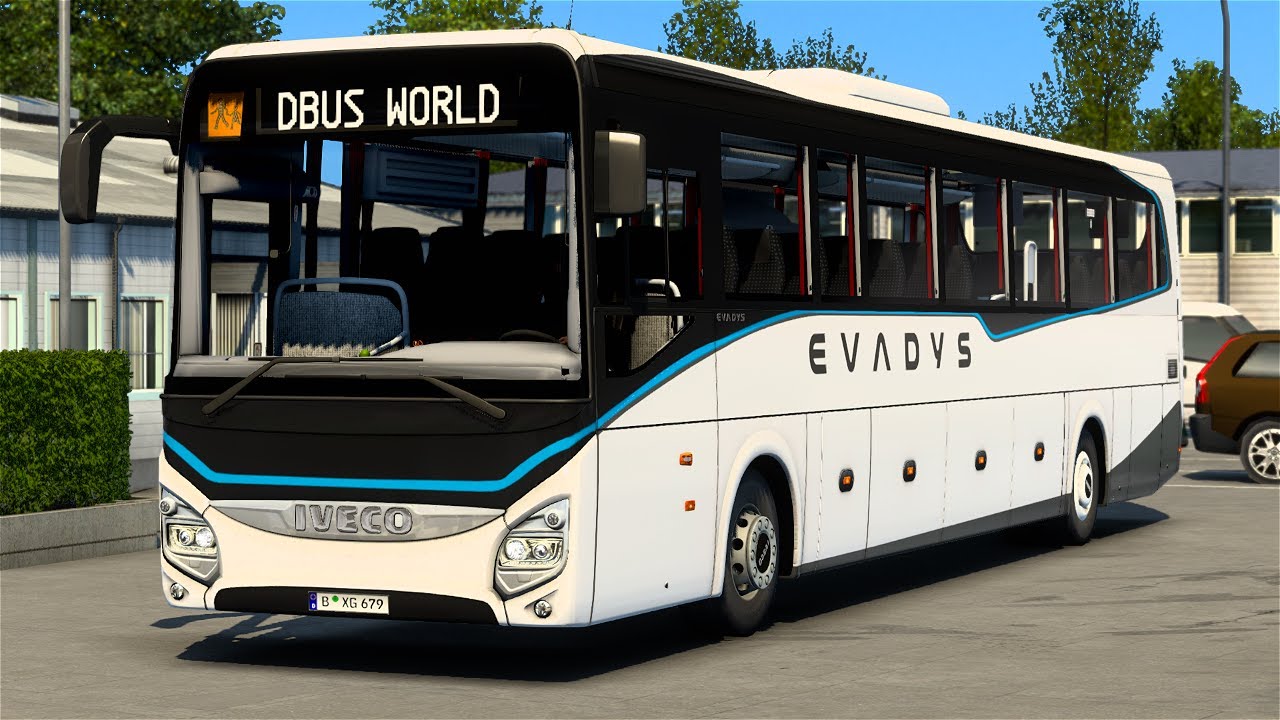 Euro Truck Simulator 2 1.45 | Iveco Evadys Line | Bus Driving