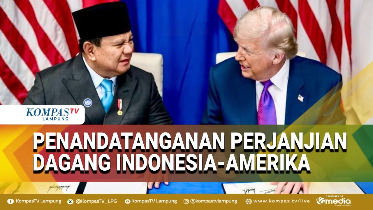 Presiden Prabowo dan Trump Teken Kesepakatan Dagang