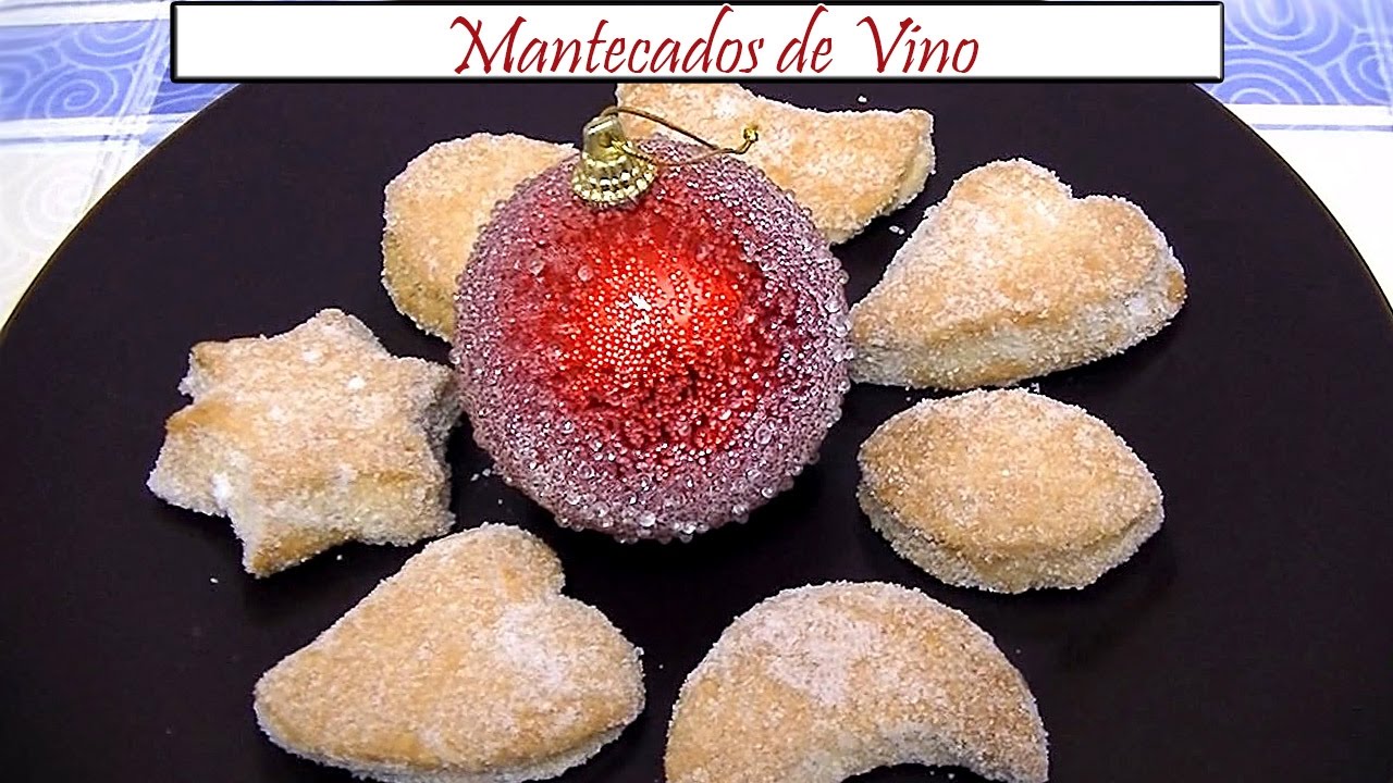 Mantecados de Vino | Receta de Cocina en Familia
