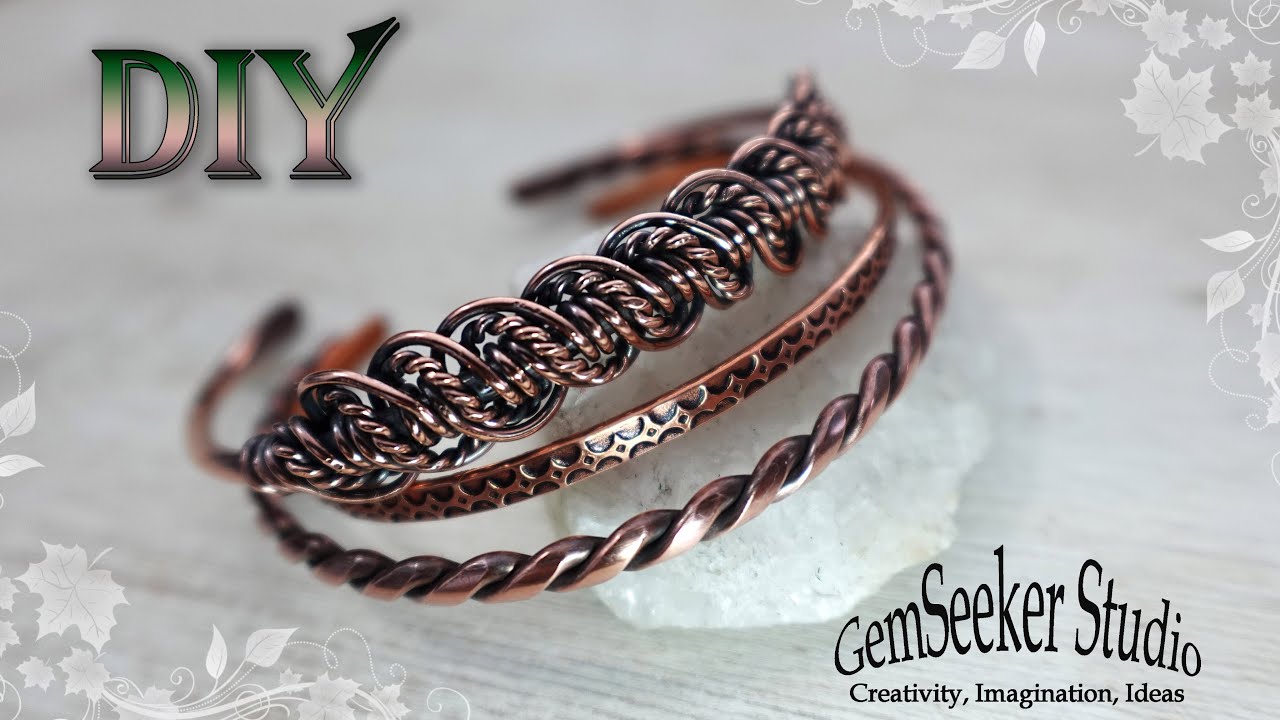 Turn Plain Wire Into a Beautiful Bracelet! Class for Beginners.