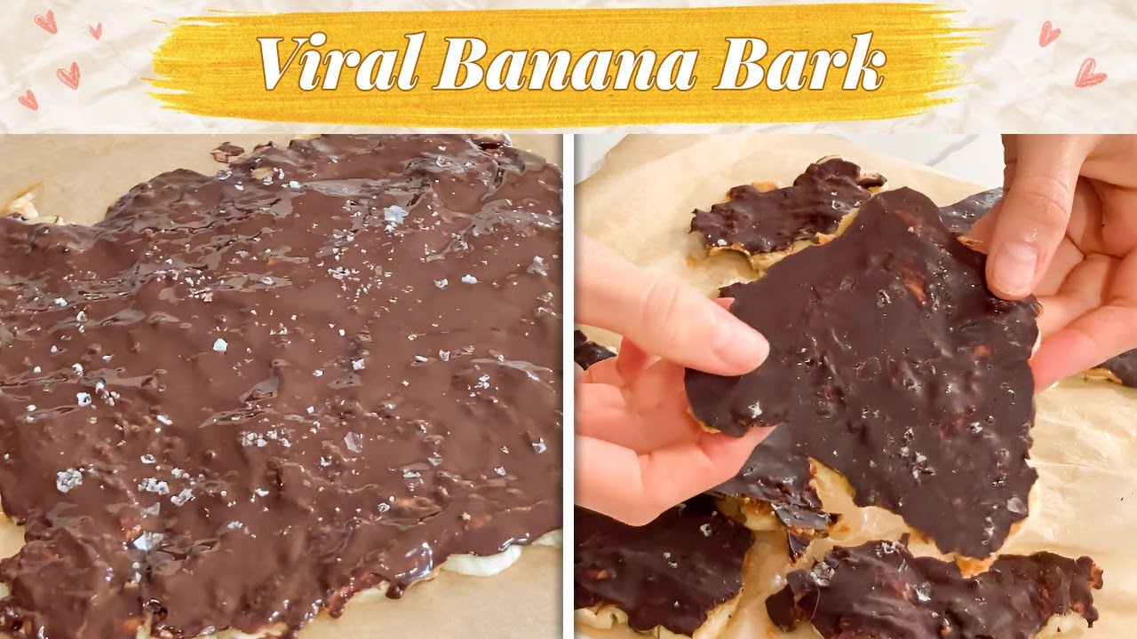 Must Try Viral Banana Bark 😋