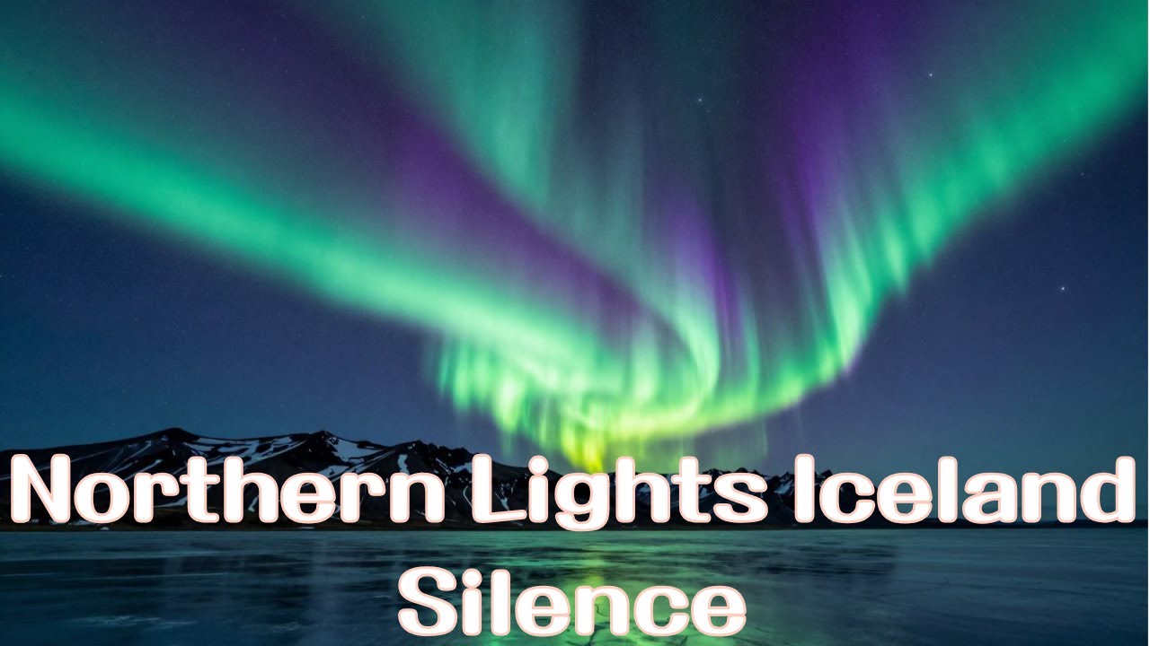 Northern Lights Iceland| lofi | aurora meditation | sleep music | healing sounds