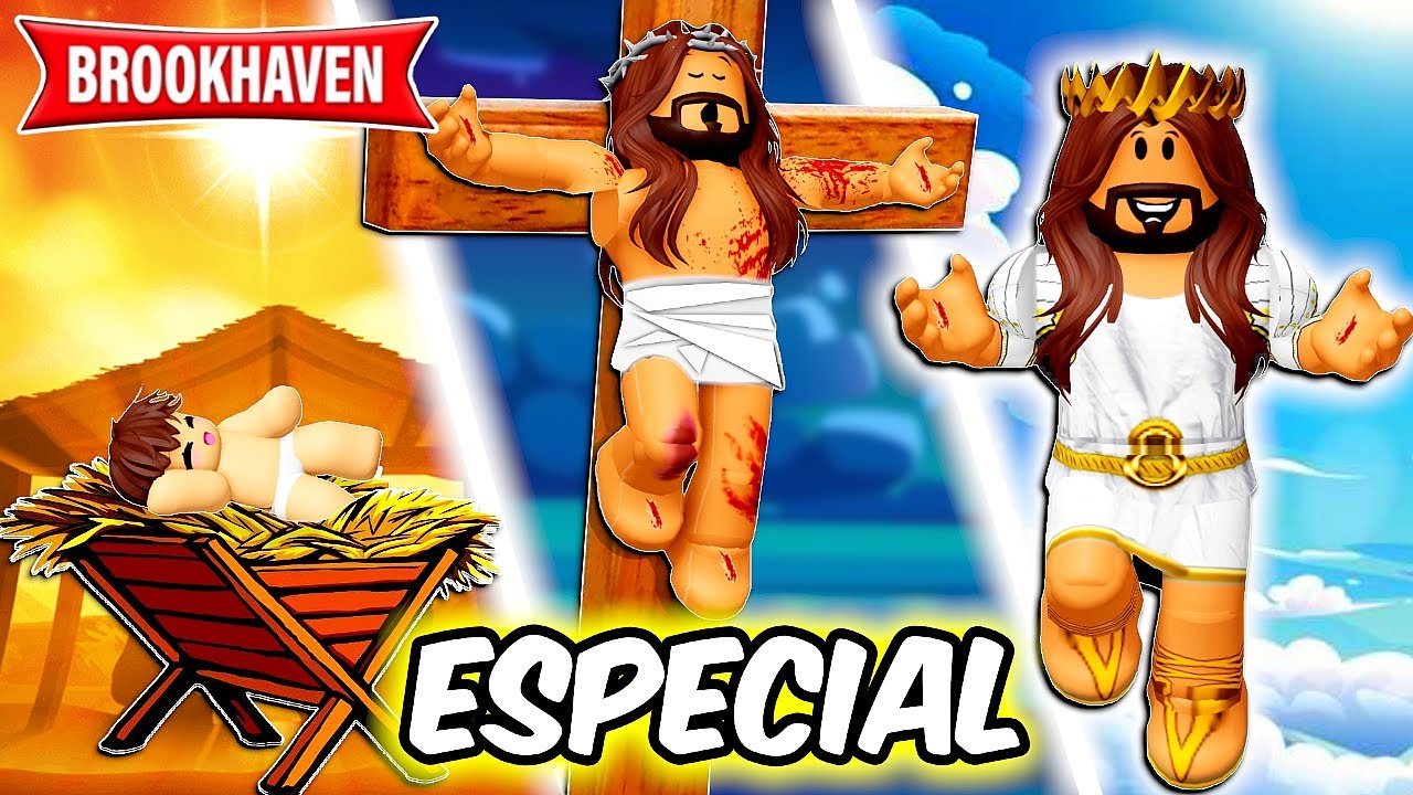 POR QUE JESUS MORREU POR NÓS? EVANGELHO DE JESUS | História Biblica no ROBLOX | Brookhaven