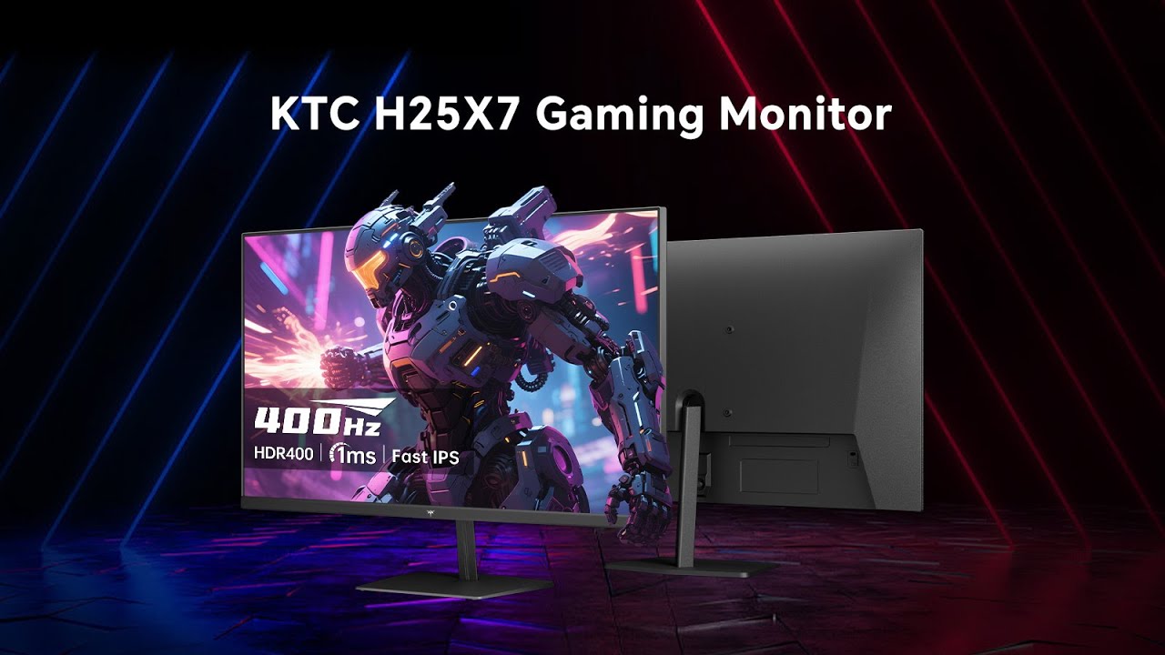 【KTC H25X7】Pro-Level 24.5” FHD Gaming Monitor — 360/400Hz OC, Fast IPS, HDR400