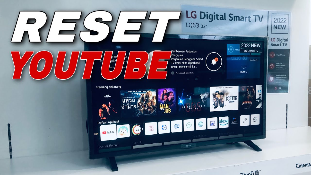 Cara Mengatasi Masalah Youtube di Smart TV LG & Semua Merk