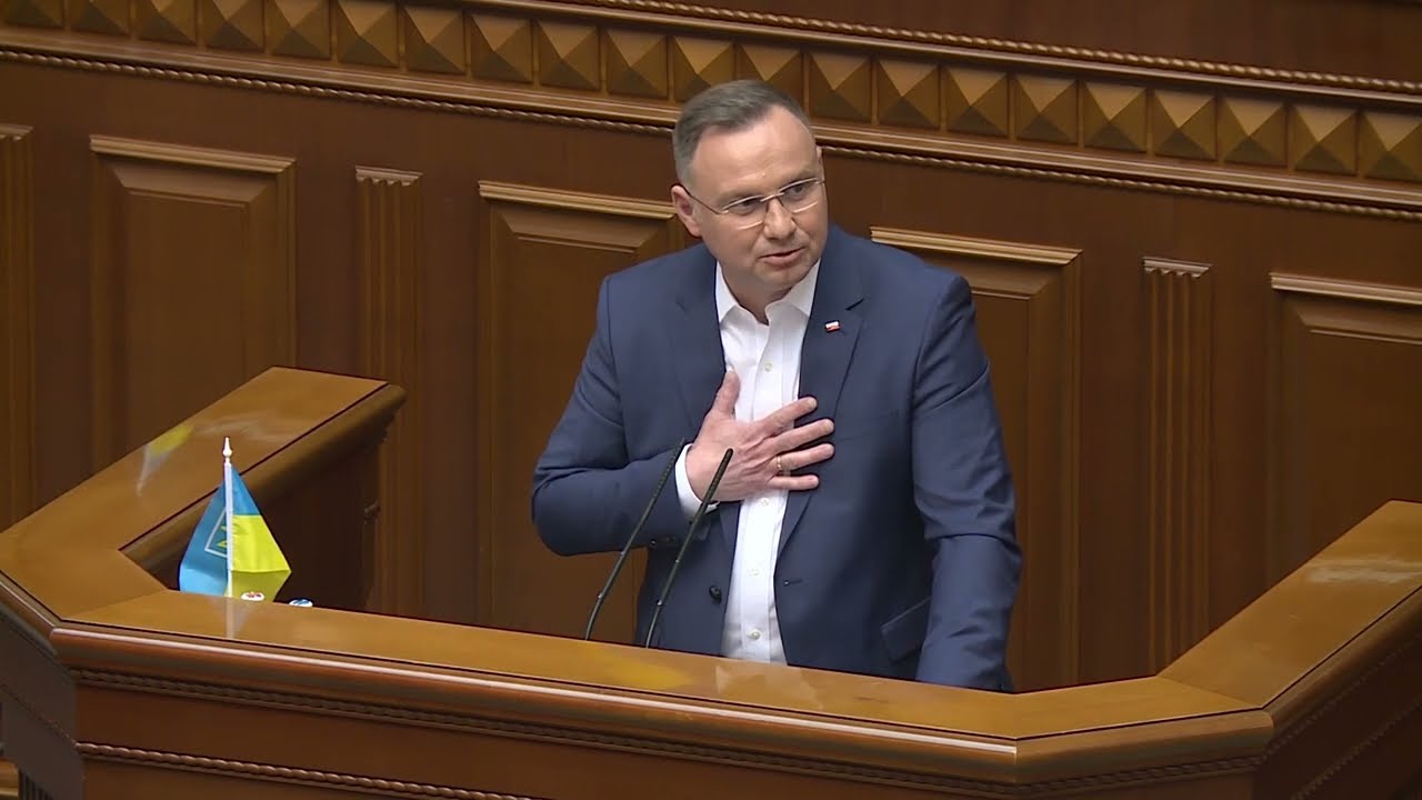 Przemówienie Prezydenta RP Andrzeja Dudy przed Radą Najwyższą Ukrainy w Kijowie 22 maja 2022 r.