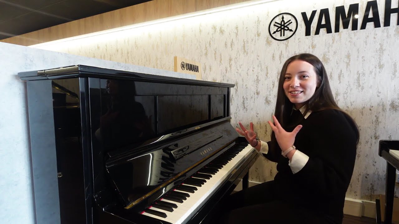 Second Hand Yamaha U2 Upright Acoustic Piano Demonstration & Review | Rimmers Music