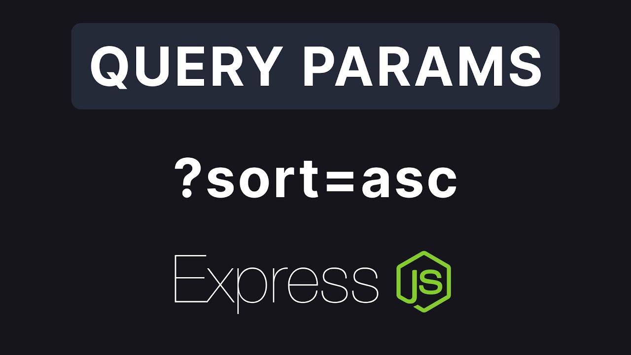 Express JS #4 &mdash; Параметры запроса