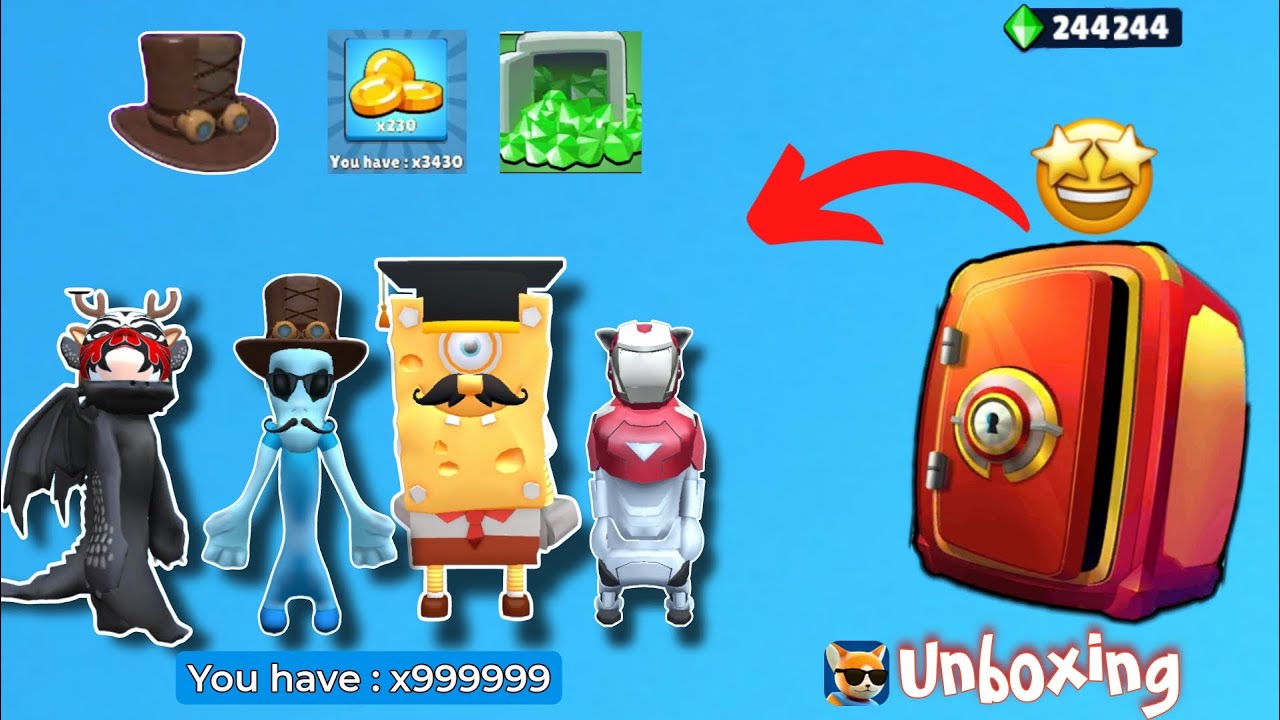 Unboxing legendary red Chest in Battle gang Fun Ragdoll beasts (amazing rewards) 🤩