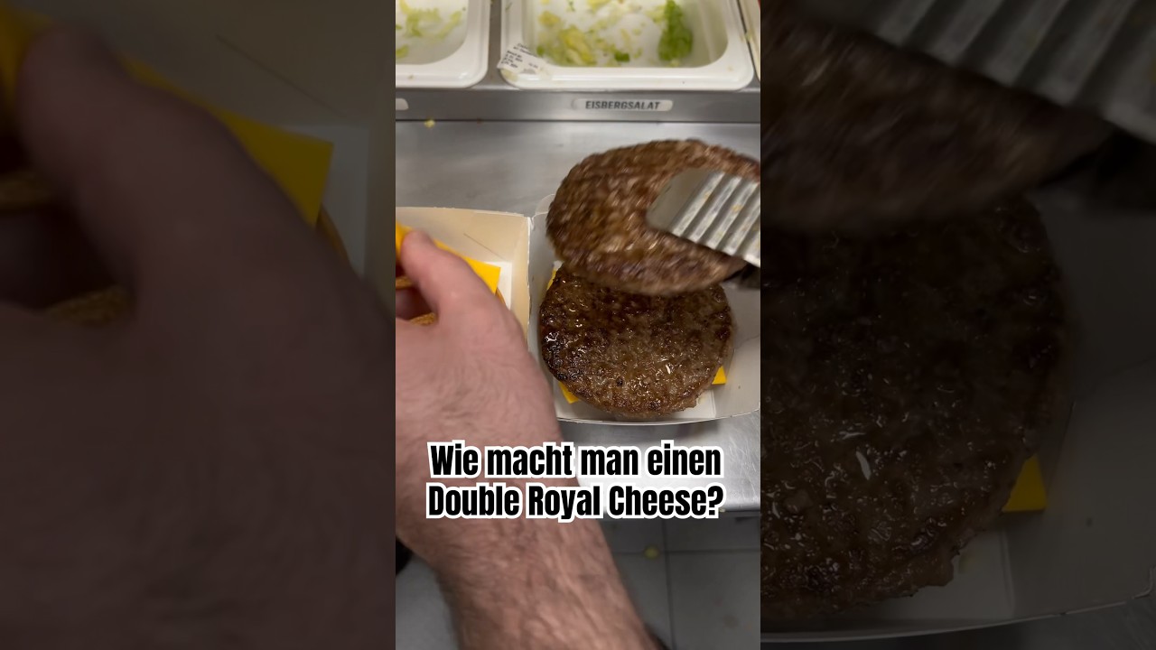 Wie macht man einen Double Royal Cheese?