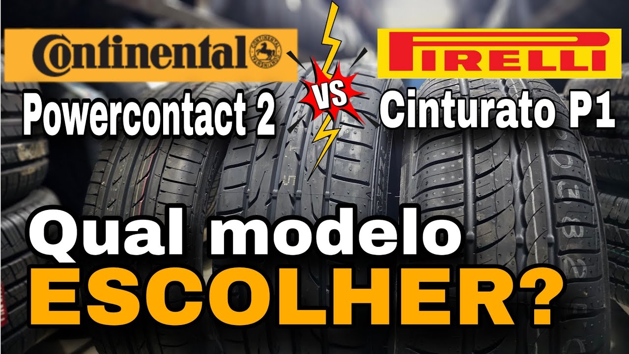 ESCOLHA de PNEUS: Continental PowerContact 2 ou Pirelli P1? Westlake RP28 ou Durable?
