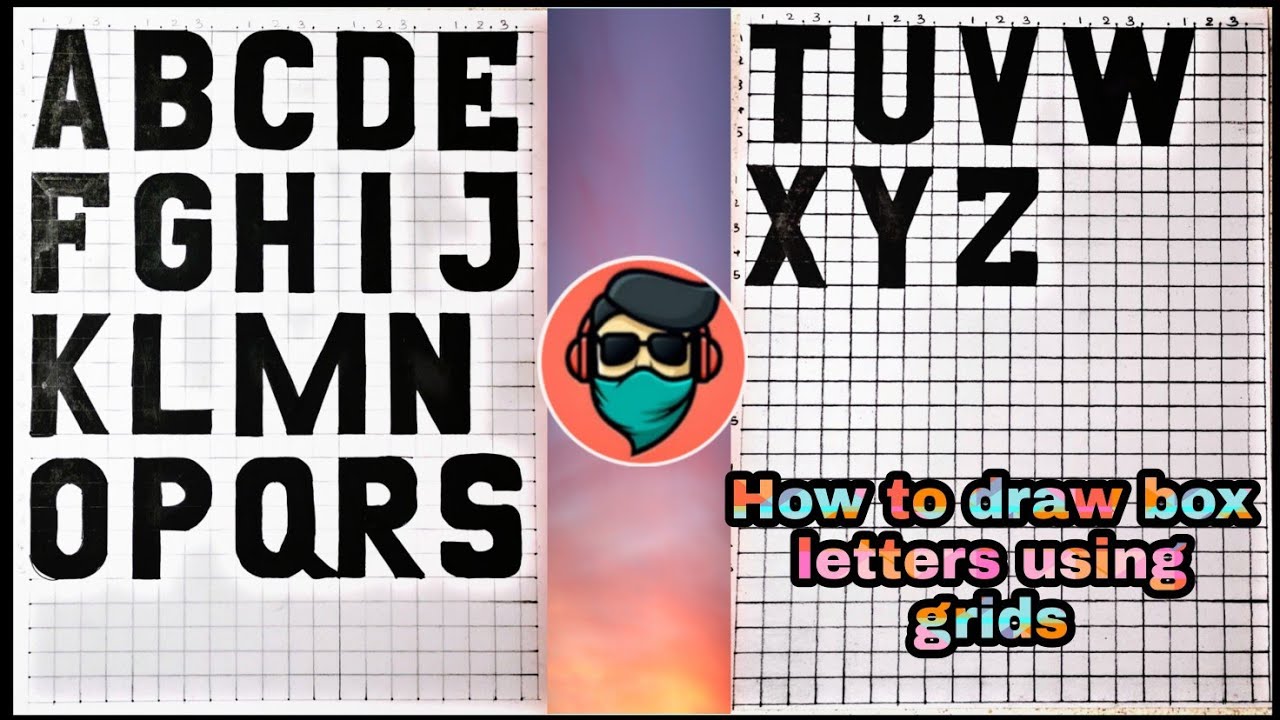 Block letters using Grid
