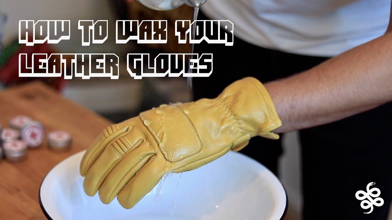 HOW TO WAX YOUR LEATHER GLOVES - WEATHERPROOF YOUR RIDING GEAR - THROTTLESNAKE MOTORCYCLE GLOVES