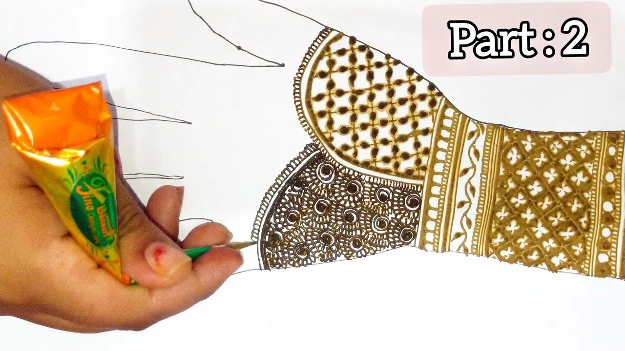 Mehndi for beginners 2026 part 2  😍😍 #viral #2026short #henna #mehandi #viralvideo  #hennadesign 😍😍 