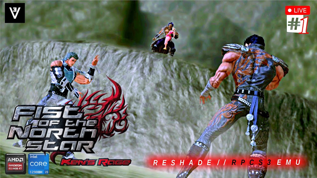 🔴Fist of the North Star: Ken's Rage #1※RESHADE RPCS3※(i9 12900H & RX6600XT) 