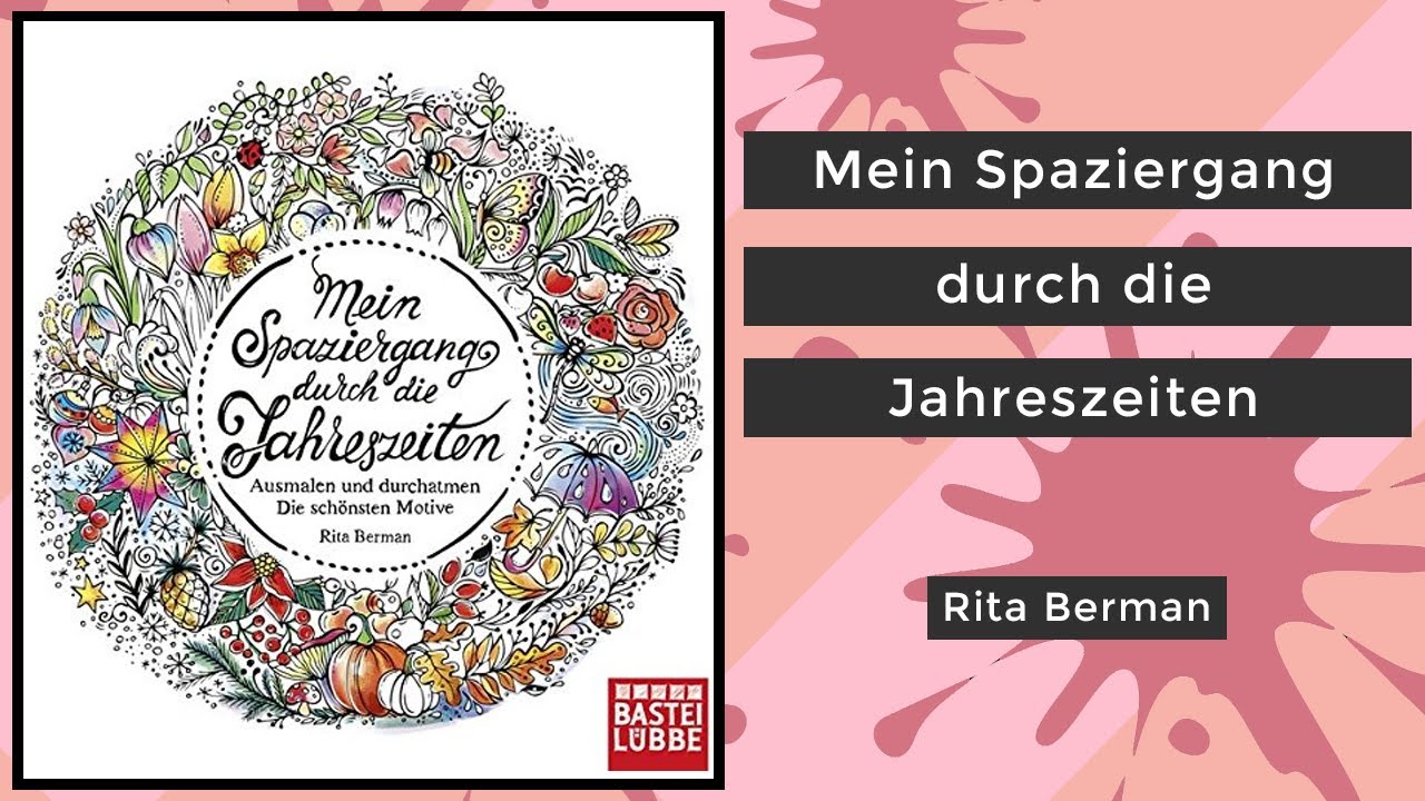 Mein Spaziergang durch die Jahreszeiten - Rita Berman || Coloring Book Flip (German)