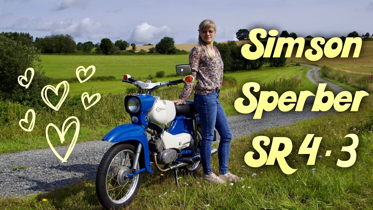 Simson Sperber SR 4-3 Baujahr 1971 Original Lack DDR Vorstellung Sound Probefahrt Motorcycle Review