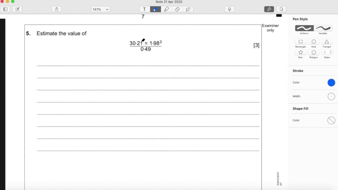 Maths GCSE Revision | WJEC May 2019 Higher Tier Unit 1 Non-Calculator | Question 5