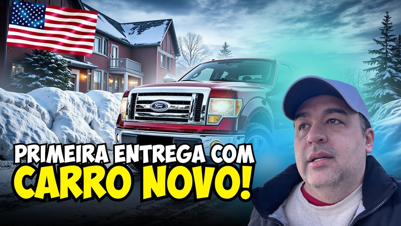QUANTO PAGUEI NO MEU CARRO NOVO NOS EUA? FIZ A PRIMEIRA ENTREGA COM O CARRO NOVO!