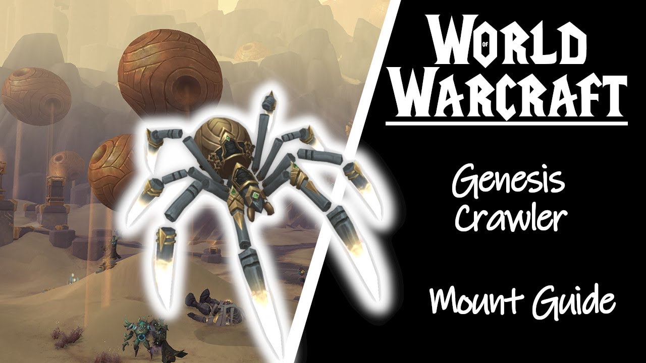 Как получить руководство по ездовому животному Genesis Crawler &mdash; руководства по ездовым животным в Shadowlands