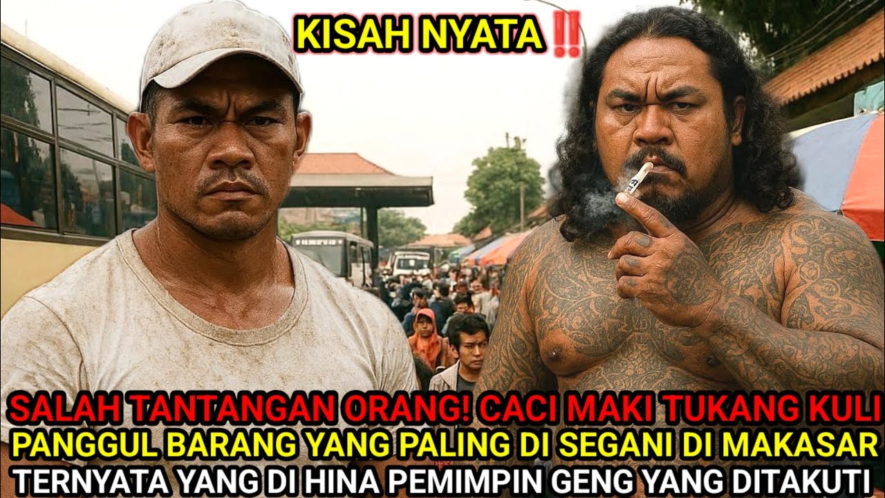 KISAH NYATA‼️PERTARUNGAN TERBESAR DI TERMINAL MAKASSAR! KULI PANGGUL TERNYATA PEMIMPIN GENG MAKASAR