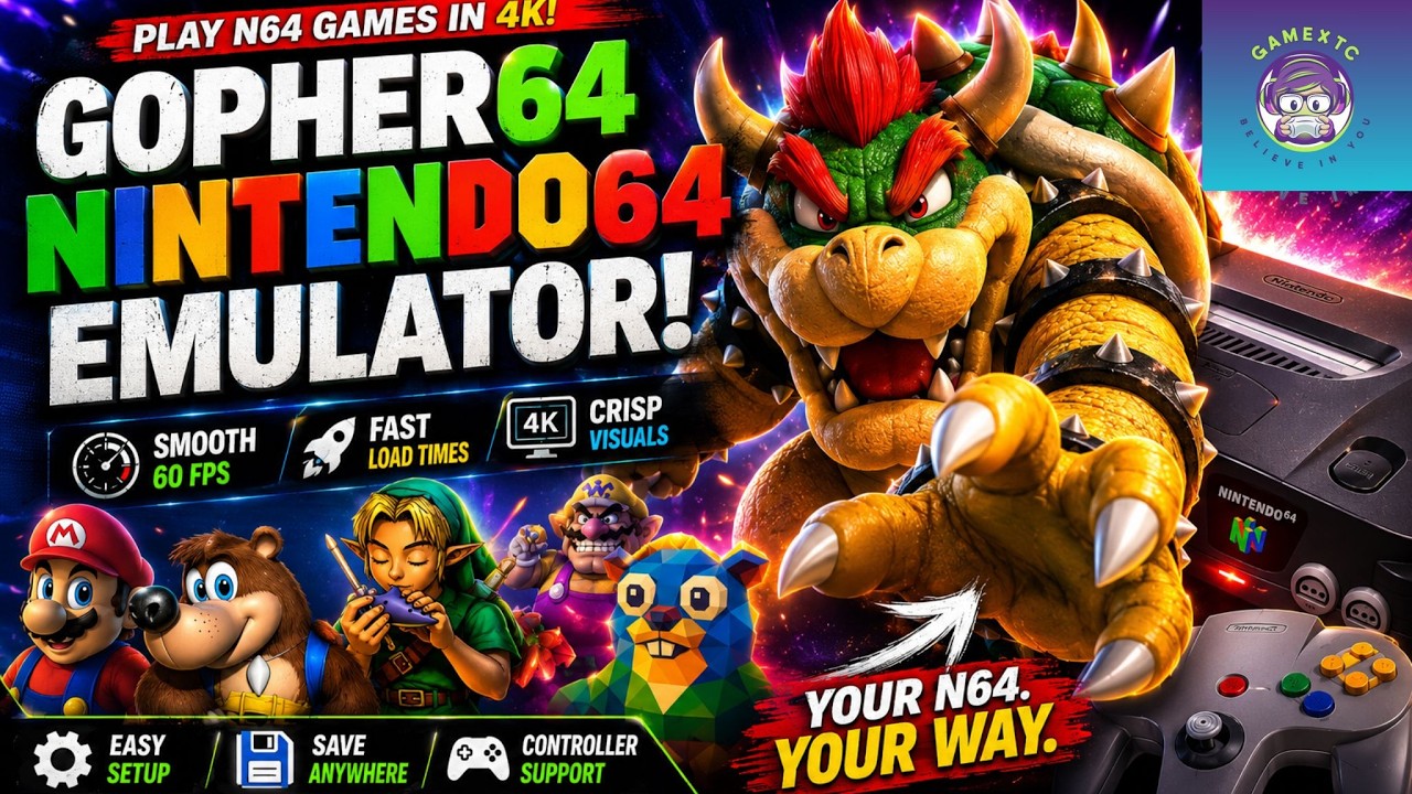 ПОЛНОЕ руководство по эмулятору N64 (Настройка Gopher64 и игровой процесс)