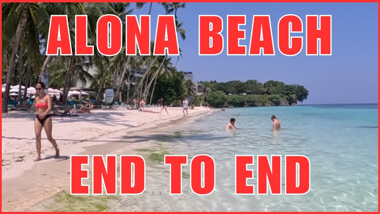 Slow Walk Along Alona Beach Bohol: End to End