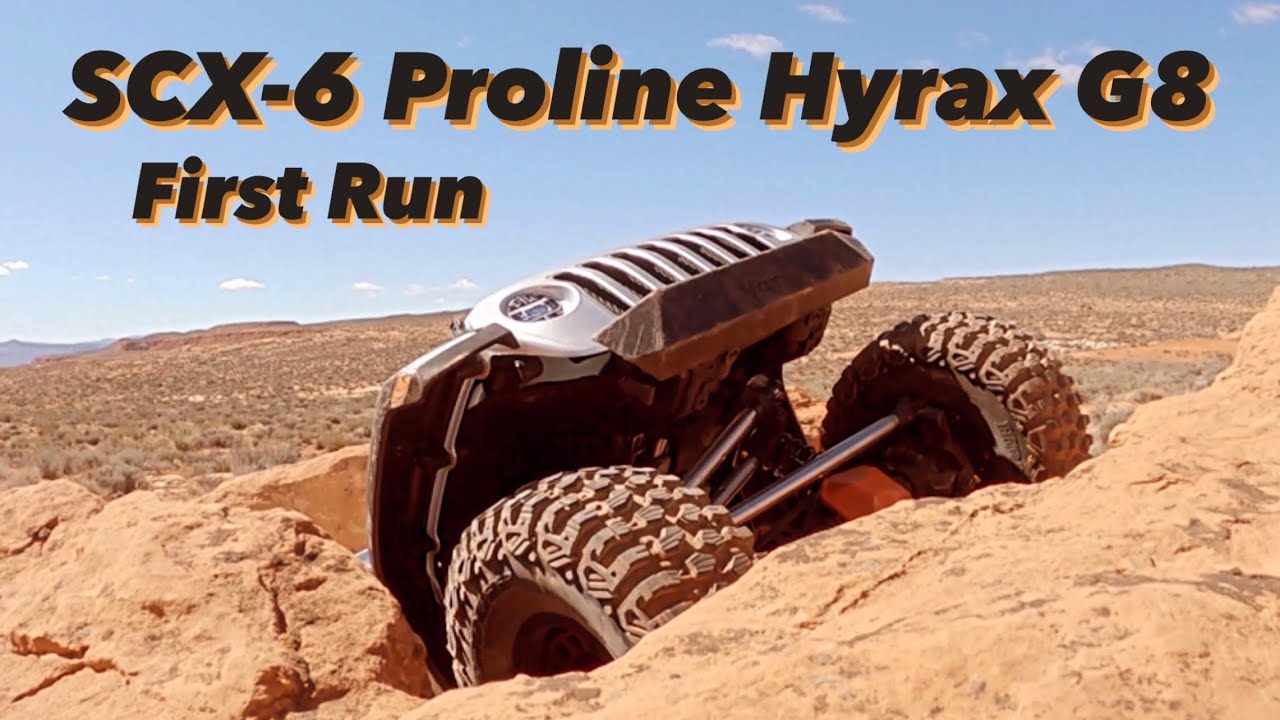 Первый запуск шин SCX-6 Proline Hyrax!
