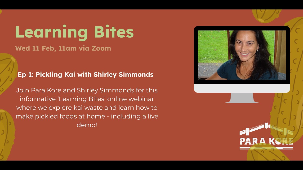 Learning bites: Pickling Kai