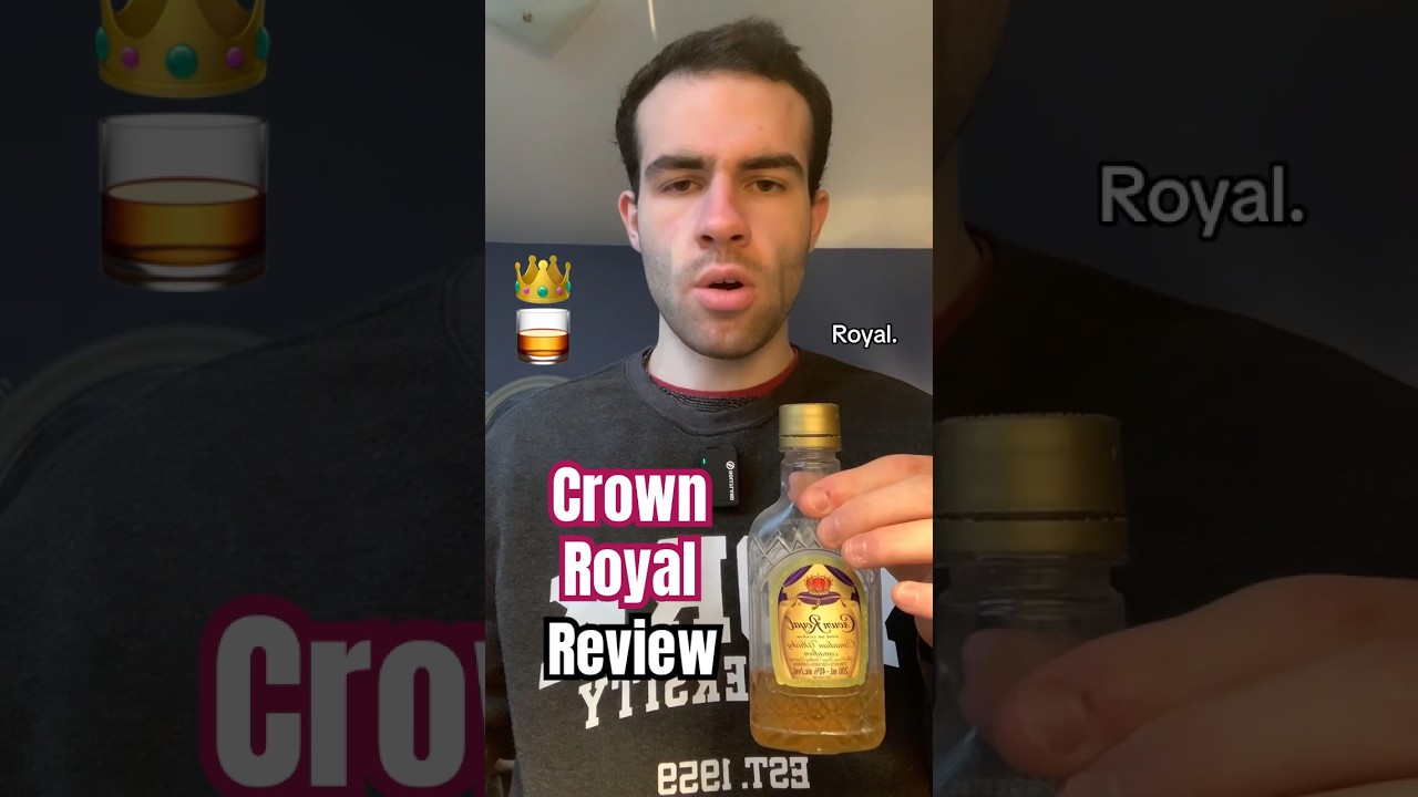 I tried Crown Royal whiskey as an NPC. 👑🥃 