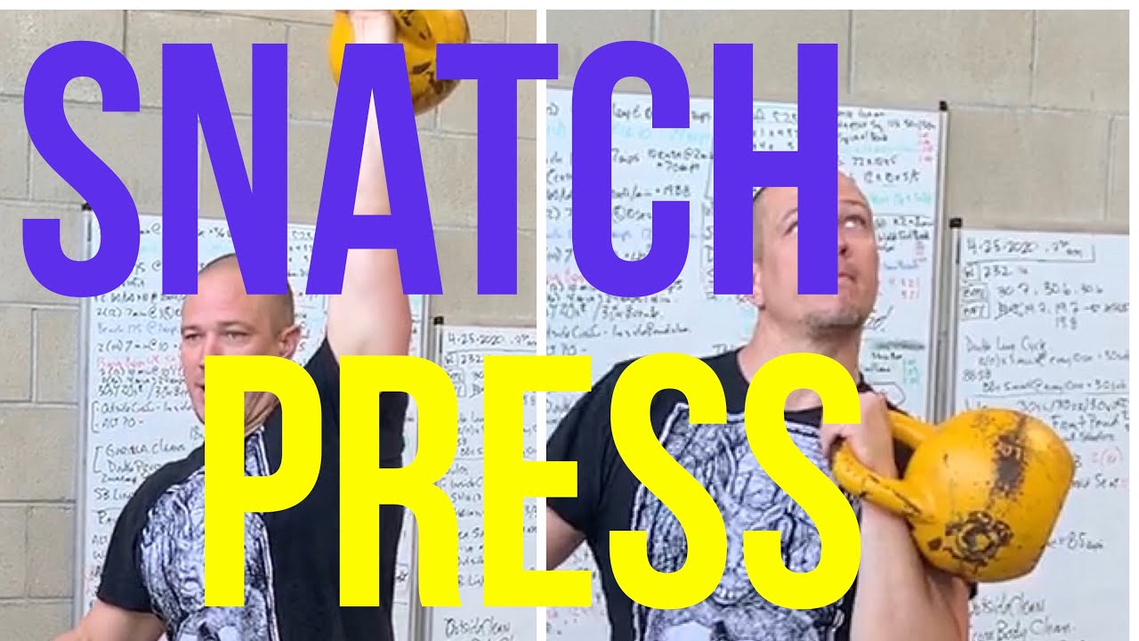 Kettlebell Snatch Press - it is what it sounds like.