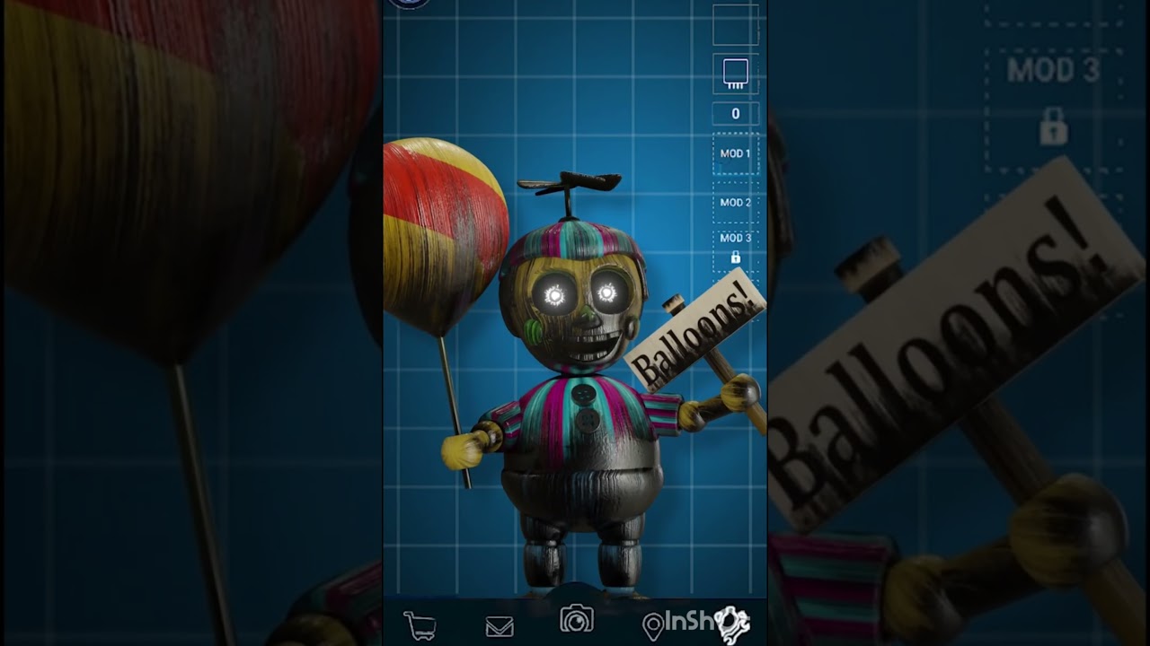 Phantom balloon boy animaci&oacute;n #fnaf #fivenightsatfreddy #fnaf3