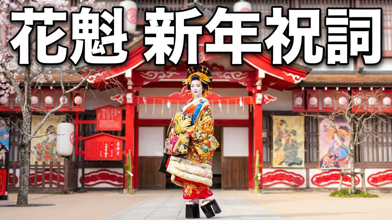花魁　新年お祝い　祝詞