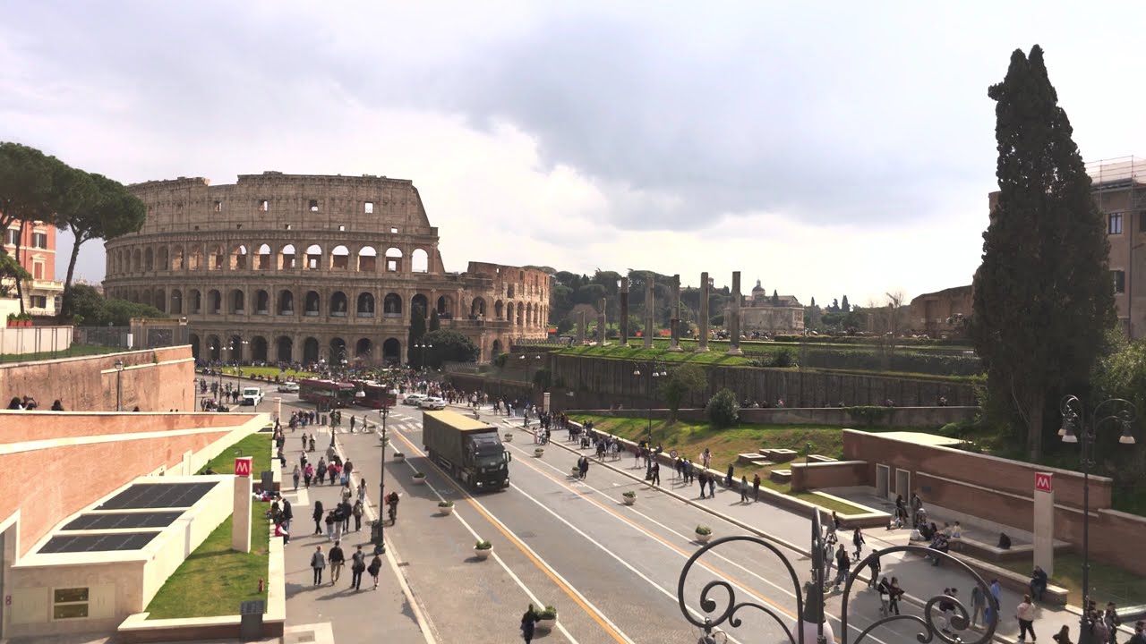 Rome 4K Living Frame: 1 Hour Colosseum | Real Digital Decor for TV & Cafés