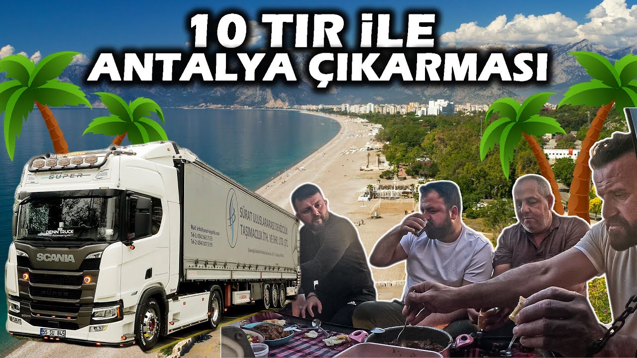 Antalya'da Kayboldum / Patronuma Tır'da Acılı Et Sote Yaptım / Sebze Yükünün Zorlukları(Yük bağlama)