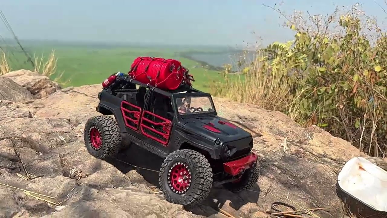 MN128 4WD 1/12 scale of Jeep Wrangler Rubicon #offroad #jeepwranglerjlu #rccartoys #mn128 #jeep 