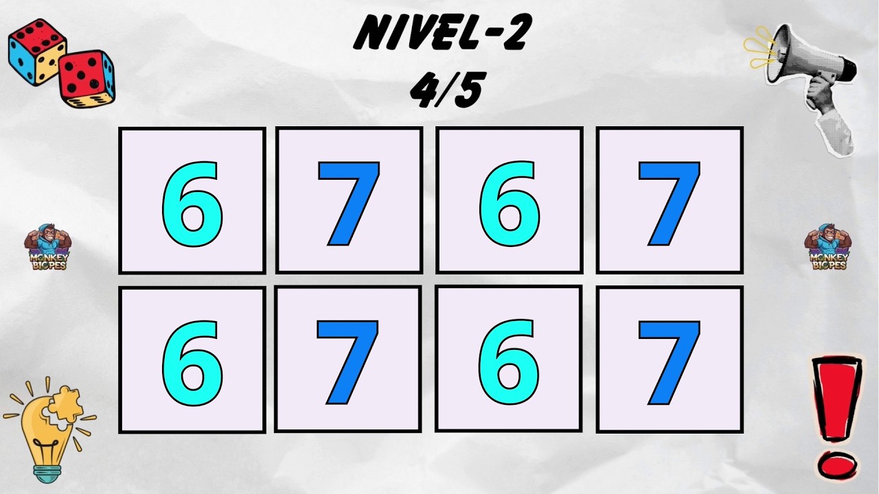 Di la Palabra al Ritmo en Español  | Nivel 1-4 Fácil, Medio y Difícil -HanGo-