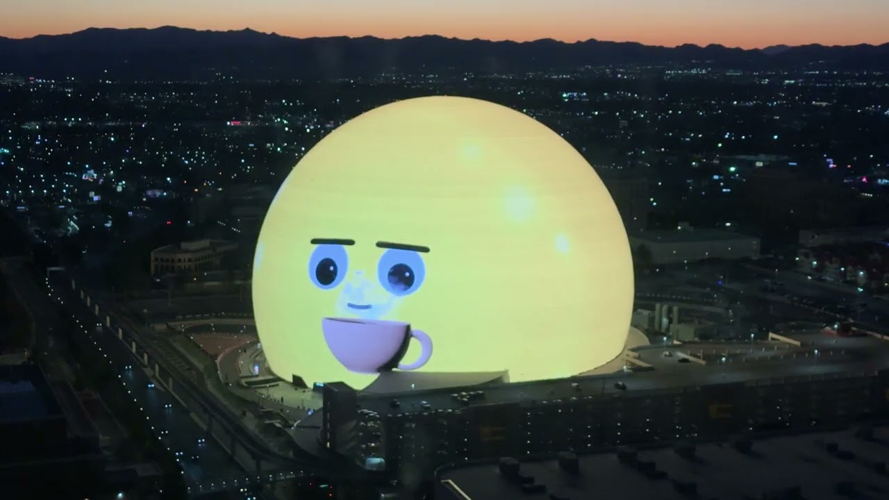A Compilation of The Sphere in Las Vegas. #lasvegas #vegassphere #emoji #
