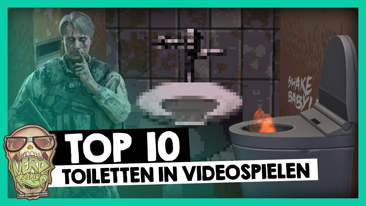 #NerdRanking Die TOLLSTEN TOILETTEN in Videospielen [Top10]