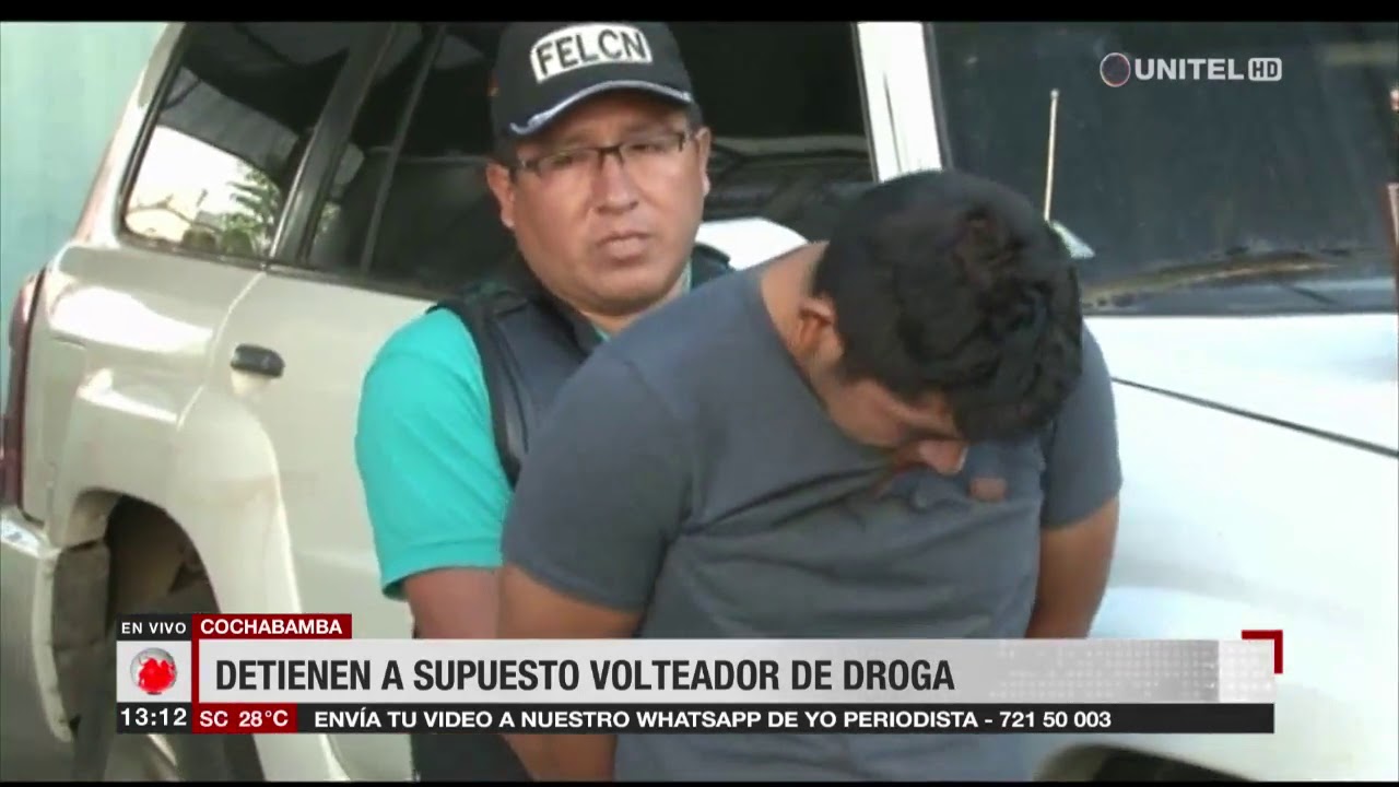 En Cochabamba, detienen a supuesto volteador de droga