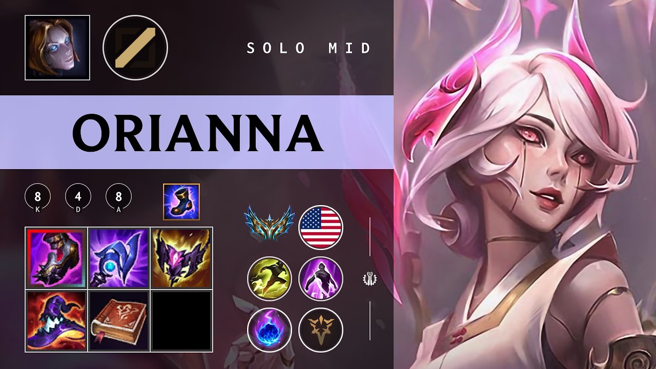 Orianna Mid vs Tristana - NA Challenger Patch 26.04