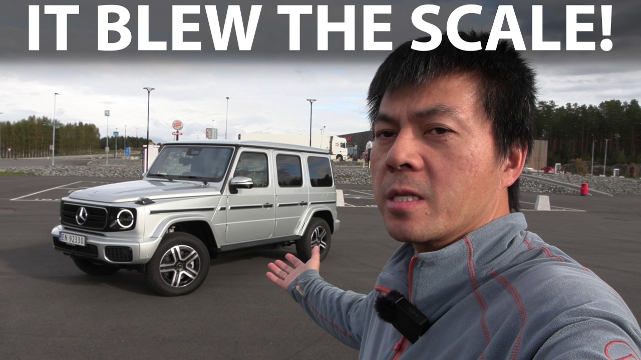 Тест запаса хода электровнедорожника Mercedes G580