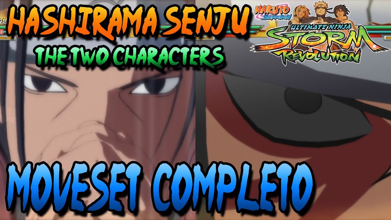 Naruto Storm Revolution: Alive Hashirama + Sage Hashirama Complete Movesets